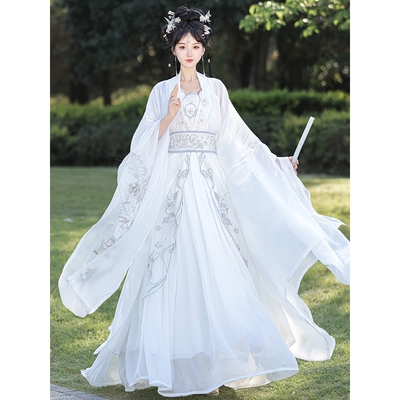 2026新款原创宋制汉服女武侠风古装超仙大袖衫齐腰襦裙套装改良日