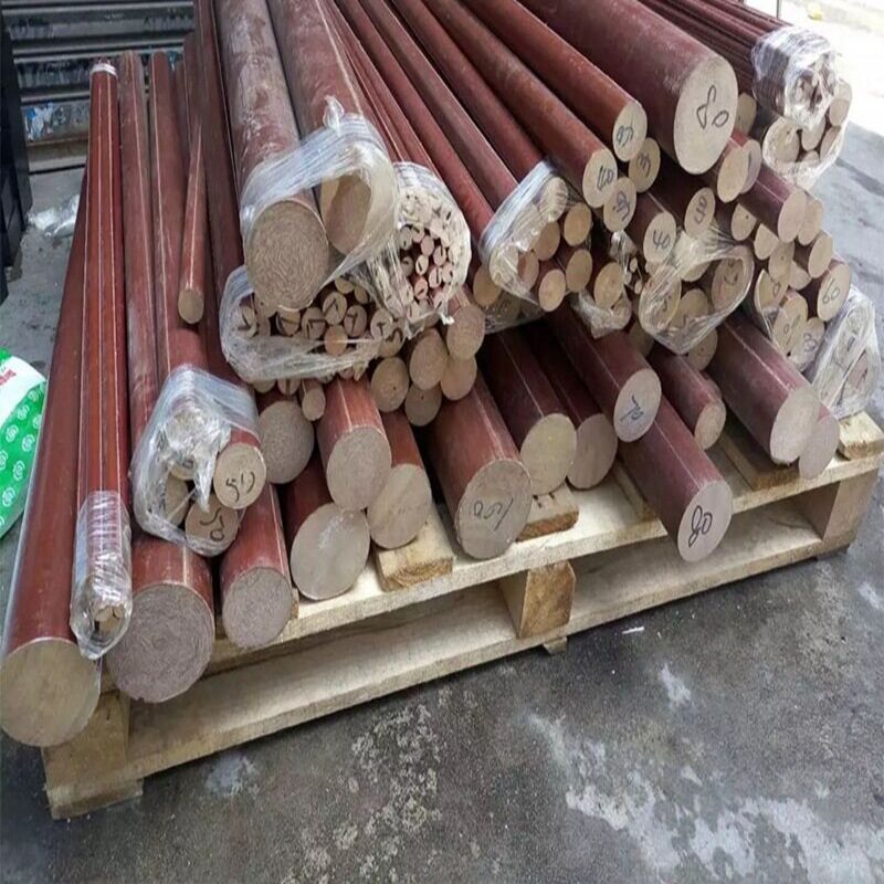 咖啡色3025布纹板酚醛层压布纹板绝缘夹布胶木棒耐高温电木棒加工