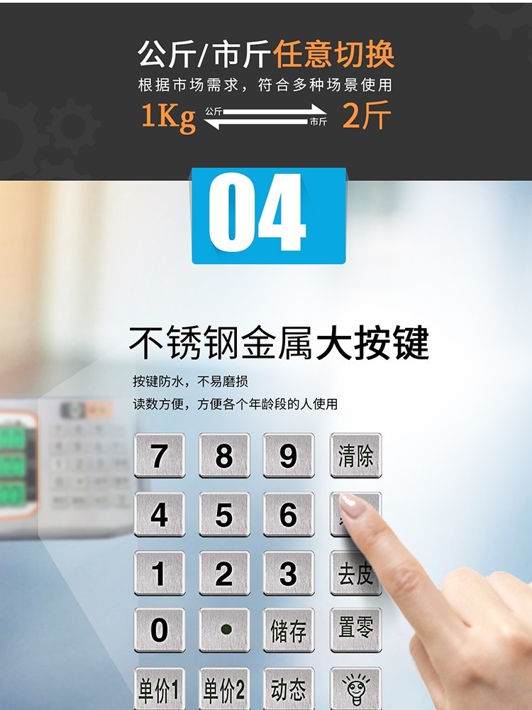 老磅秤改电子秤高精度显示器