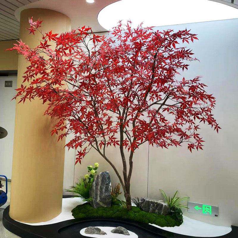 仿真红枫树造型树大型装饰枫叶造景橱窗落地禅意室内外假树鸡爪槭
