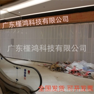 PVC折叠门推拉隔断厨房商铺移门车间卫生间吊轨阳台门滑轨可折叠