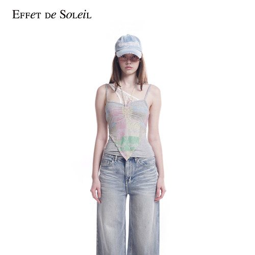 【明星同款】Effet de Soleil*2000 ARCHIVES联名叠穿吊带