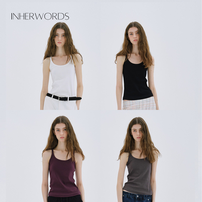 INHERWORDS基础款工字背心女