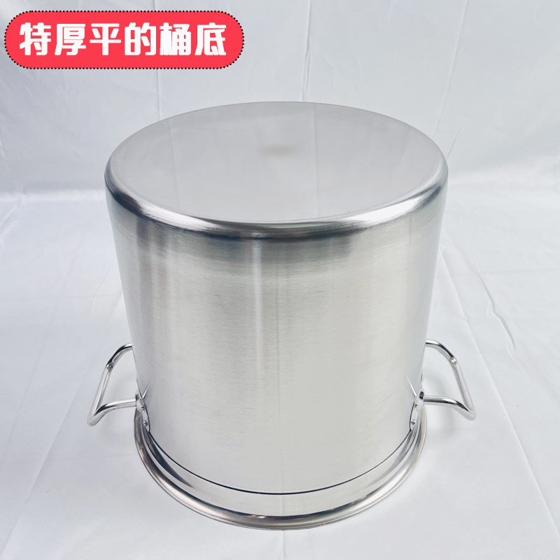 430特厚底汤桶食品接触带盖商用炖锅商用大容Q量卤肉不锈钢汤桶锅图片