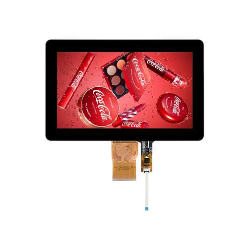 7寸显示屏IPS LCD7寸IPS 1024*600 50P液晶屏 工控屏+电容触摸屏