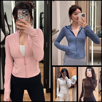 lululemon/露露乐蒙立领长袖短款