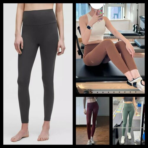 露露乐蒙高腰束脚瑜伽裤女