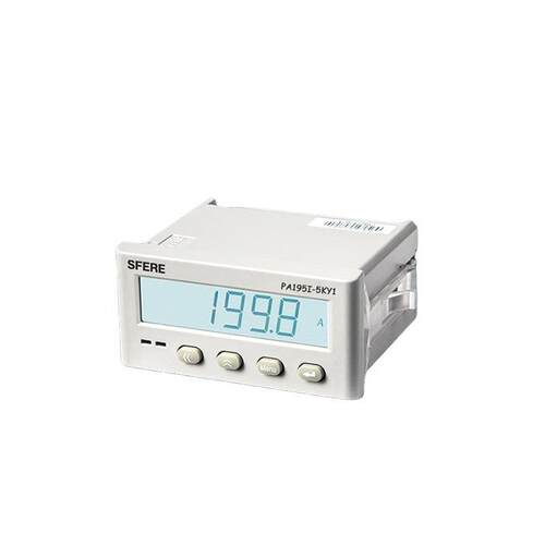 江苏斯菲尔电气SFERE PA195I-5KY1智能LCD带通讯直流单相电流表