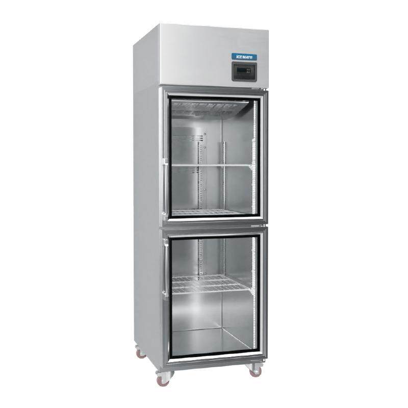 星崎ICEMATE艾世铭XR-128A-LG双开门玻璃门展示柜冰箱立式冰柜