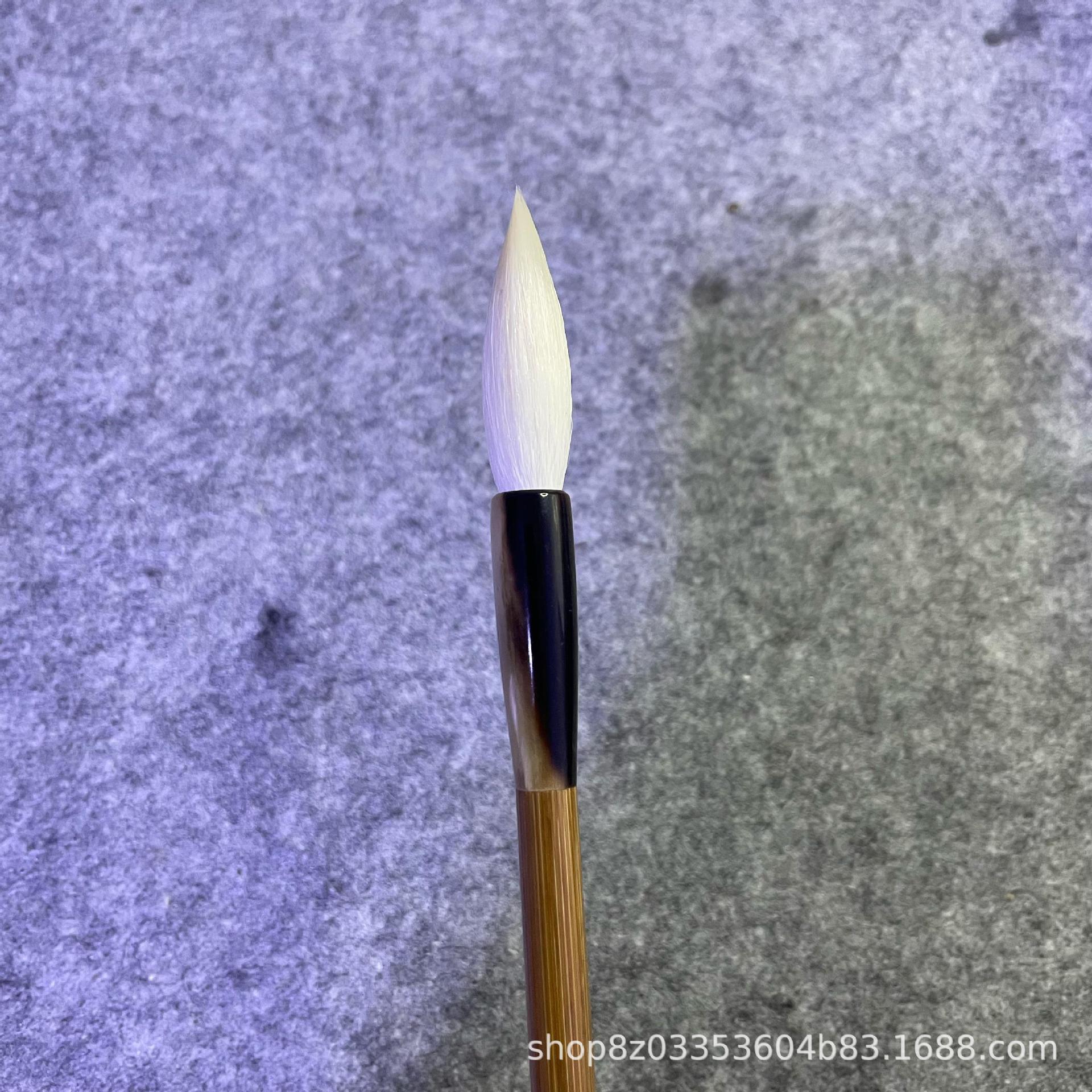 纯羊毛光峰毛笔细软不掉毛