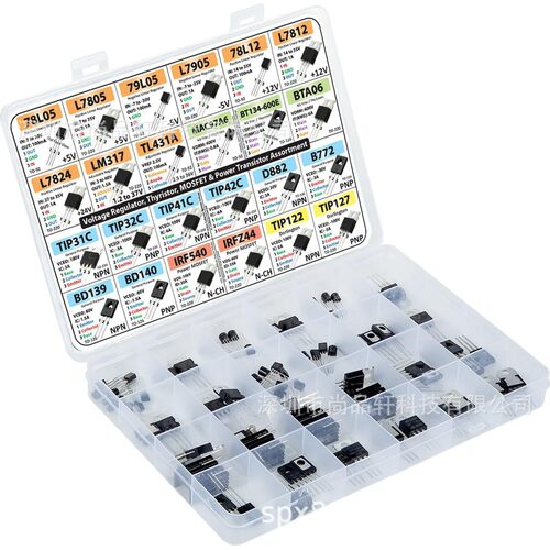 82PCS 24种常用直插三极稳压管78L05 L7805 L7905 LM317 TL431