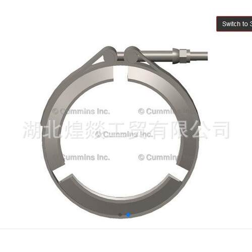 供应康明斯QSK60柴油发动机总成发动机排气管卡子卡箍3089765