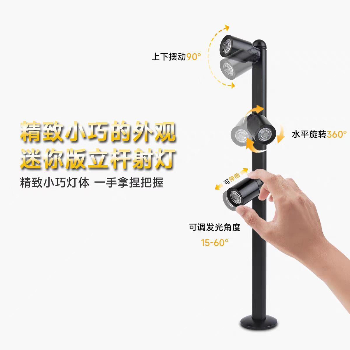 嵌入式珠宝展示射灯LED 3/5W 景仁灯饰JR-13 铝壳可调角