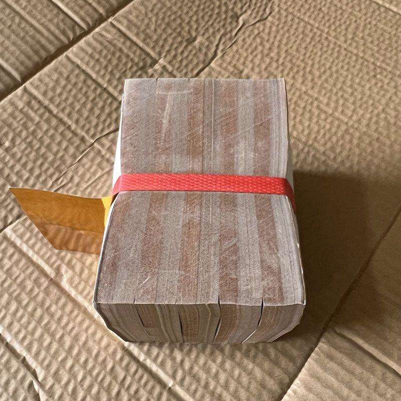 25*25方形覆膜金纸手工叠狗头金菠萝金聚宝盆用的元宝纸