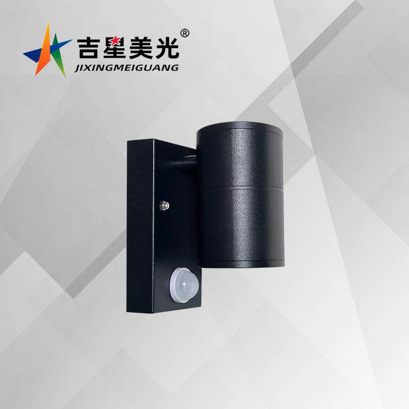 现代欧式人体感应开关LED上下照双头单头别墅花园走廊楼梯墙壁灯
