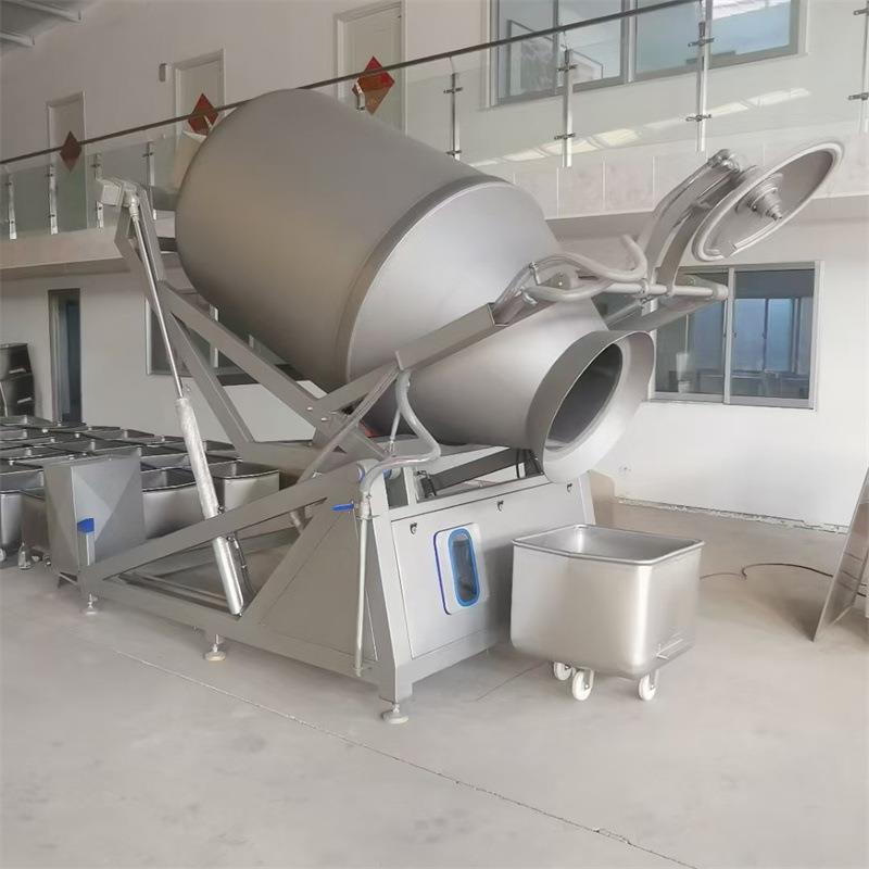 肉制品可倾斜液压滚揉机 午餐肉肠类腌肉机鸡柳入味液压滚揉设备