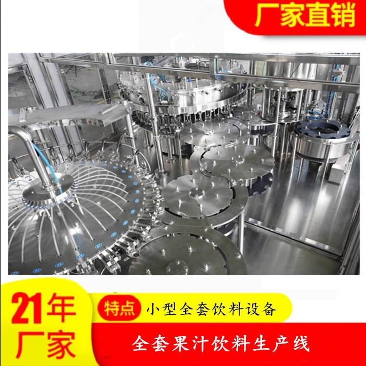 厂家菠萝汁芒果汁桔汁蓝莓饮料加工厂用全自动成套饮料生产线