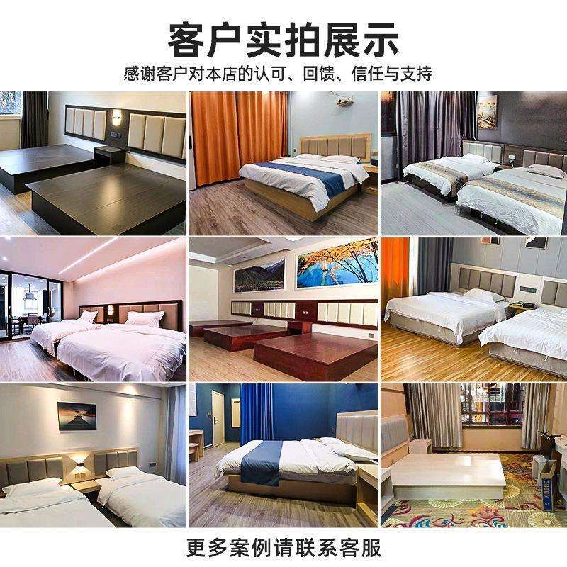 宾馆床酒店床箱标间家具全套专用床出租房民宿单间公寓单双床