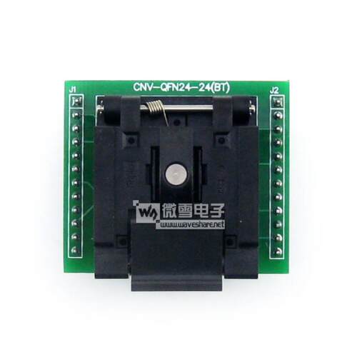 QFN24转DIP24 编程座IC测试座QFN-24BT-0.5-01带板 引脚间距0.5mm