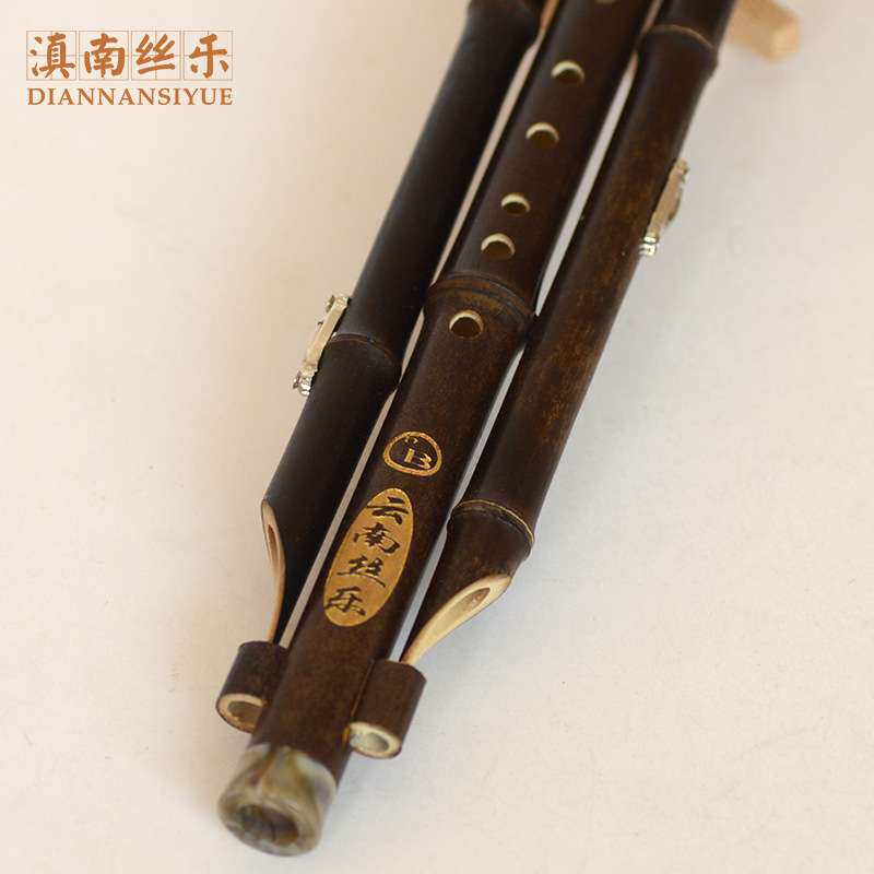 紫竹三音带胶套葫芦丝专业演奏型葫芦丝乐器 琴行学校 厂家直销