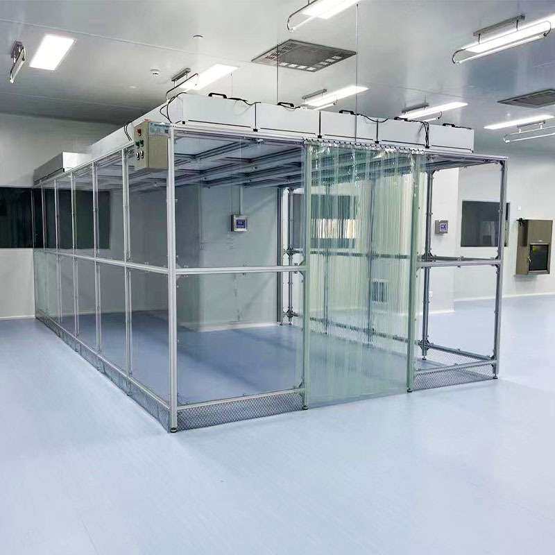 空气净化设备铝型材洁净棚ffu无尘车间净化棚简易洁净棚厂家定 制