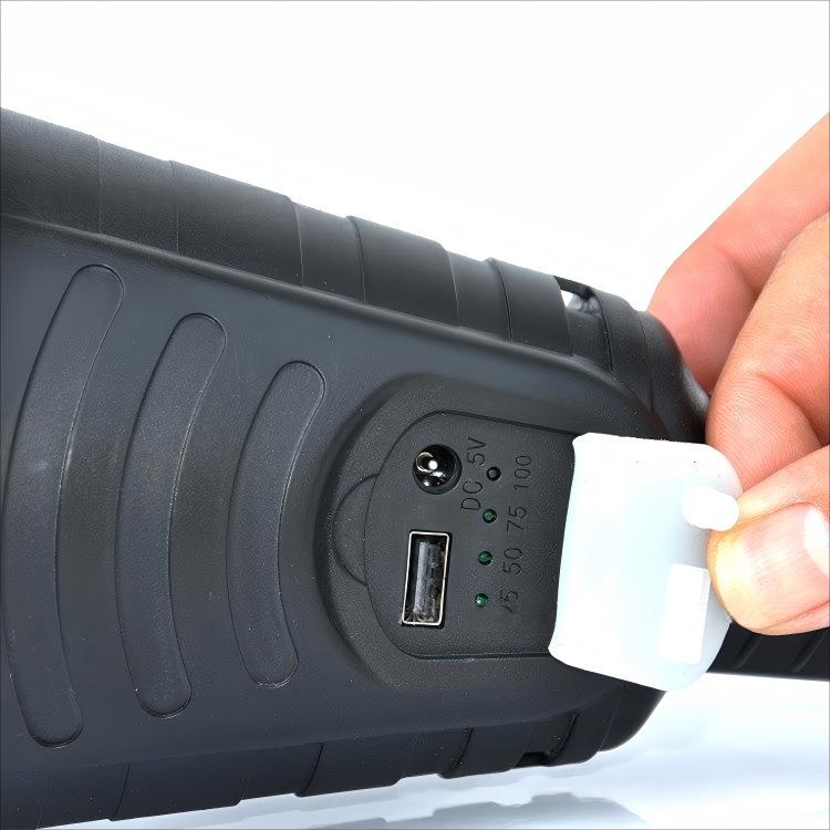 充电手电筒 LED大号6锂电手持灯具强光应急物资探照灯高亮度防水