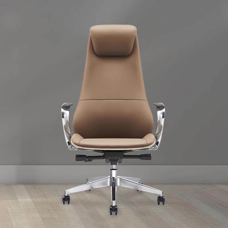 高档意式老板办公椅子简约现代经理办公室电脑椅接待椅班前会客椅