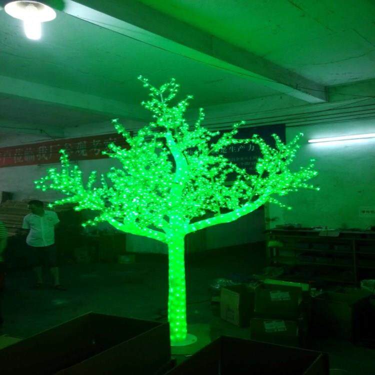 led水晶仿真树灯桃花树户外防水大型公园广场景观亮化草坪装饰灯