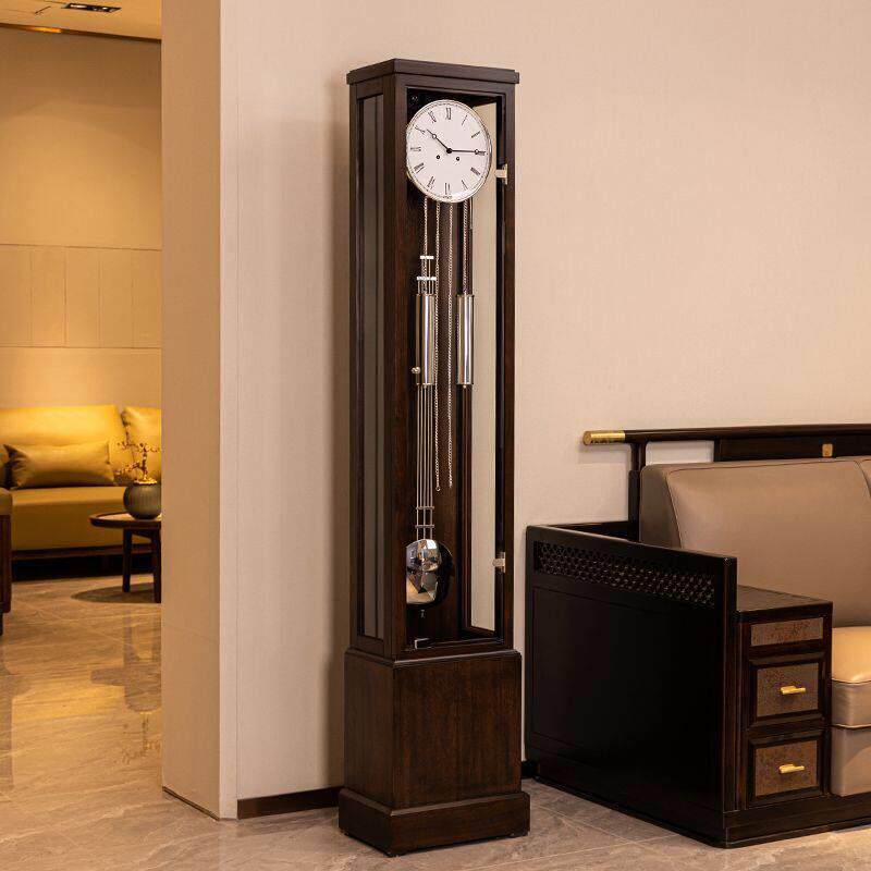 新中式落地钟客厅机芯复古欧式装饰立式机械大座钟坐钟摆钟表