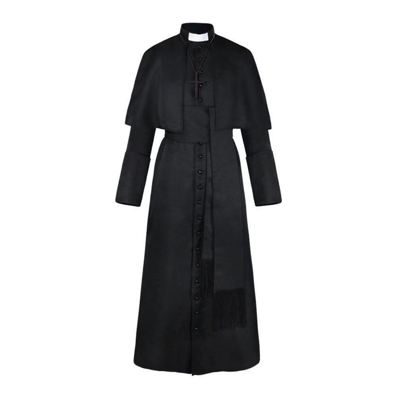 万圣节中世纪牧师cos服现货