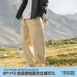 吕小虎春秋套装日系潮牌大口袋工装直筒休闲裤男一套搭配长袖衬衫