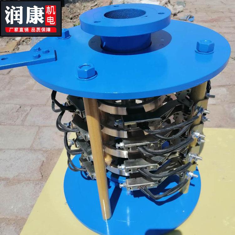 360度导电关节中心旋转集电环铜质高压电机配件导电滑环河北发货