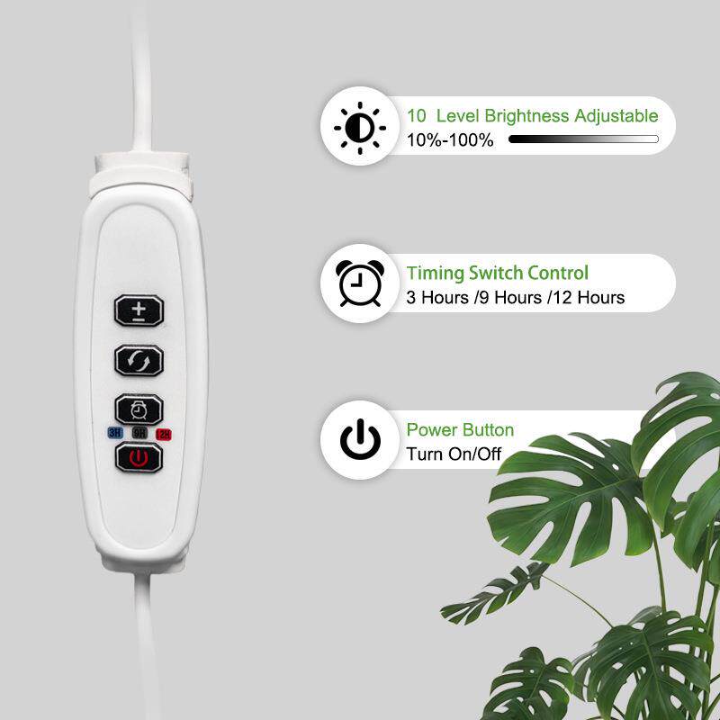 LED伸缩灯具植物灯生长灯天使多肉灯全光谱花卉灯管定时补光灯