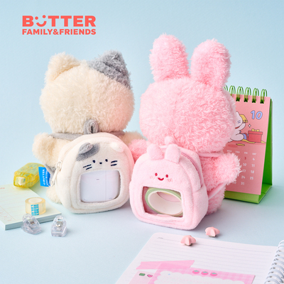 韩国BUTTER毛绒公仔遛娃包