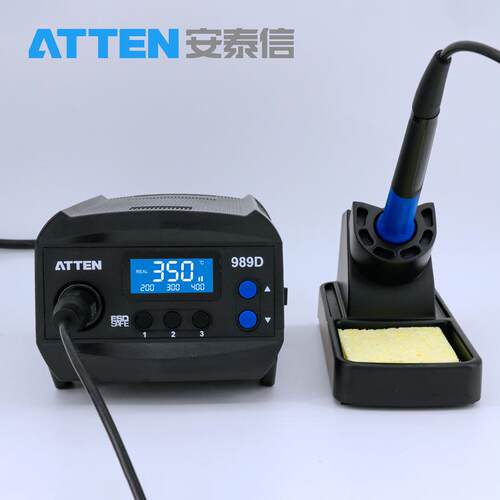 安泰信ATTEN电烙铁AT989/AT989D焊接维修恒温可调温防静电焊台