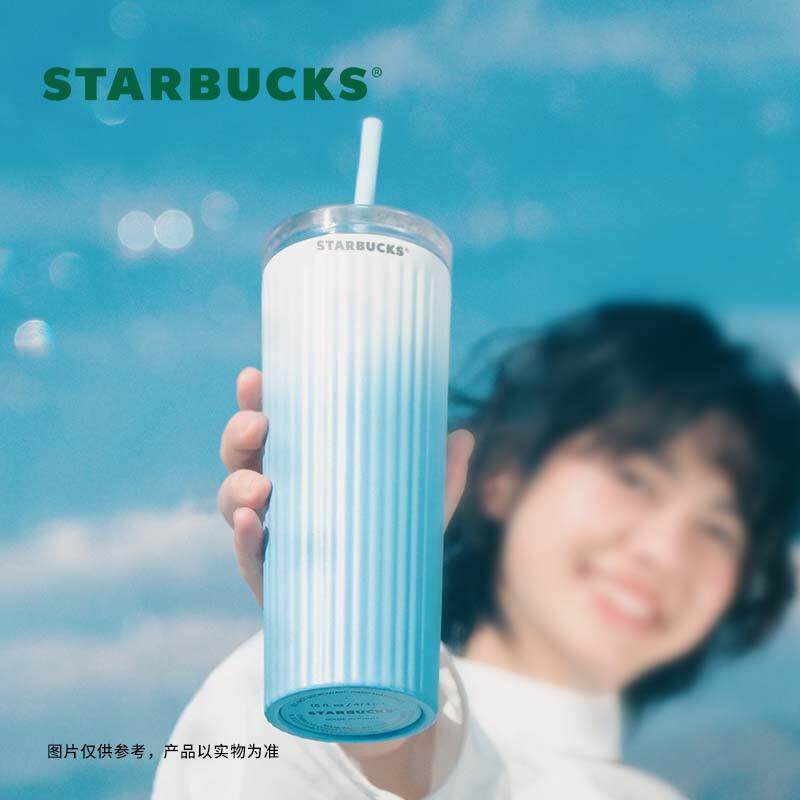 杯子不锈钢吸管杯大容量高颜值薯条杯便携保温默认项绢花无