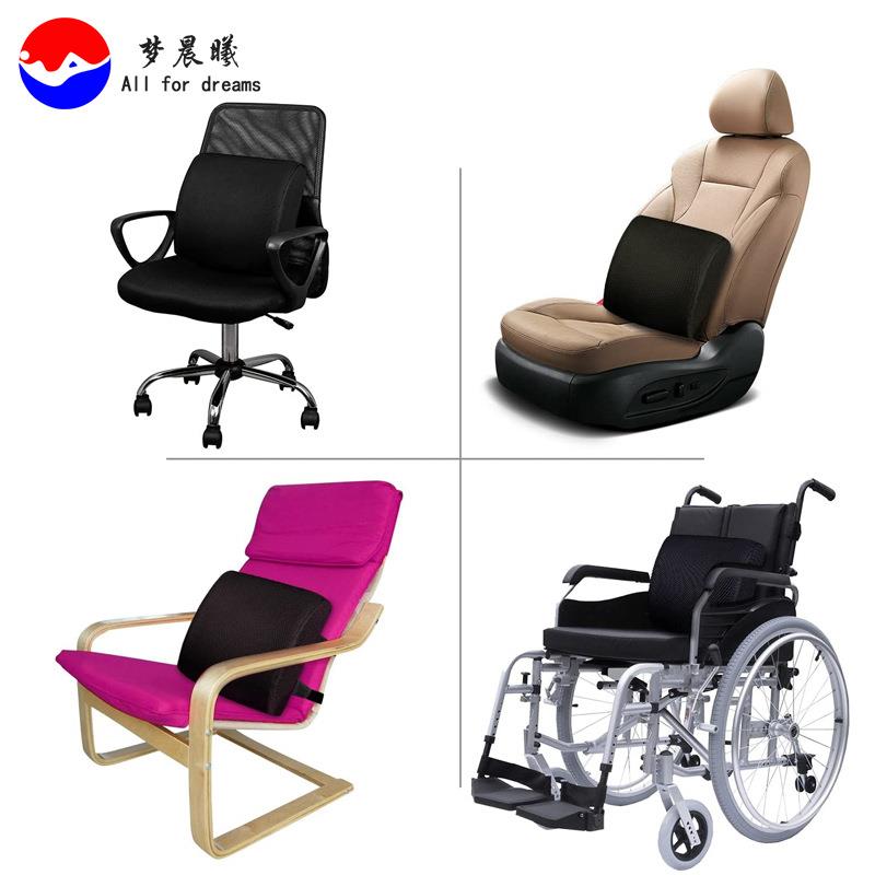 汽车腰靠护腰记忆棉靠垫办公室座椅背靠车载腰垫夏季透气四季腰枕