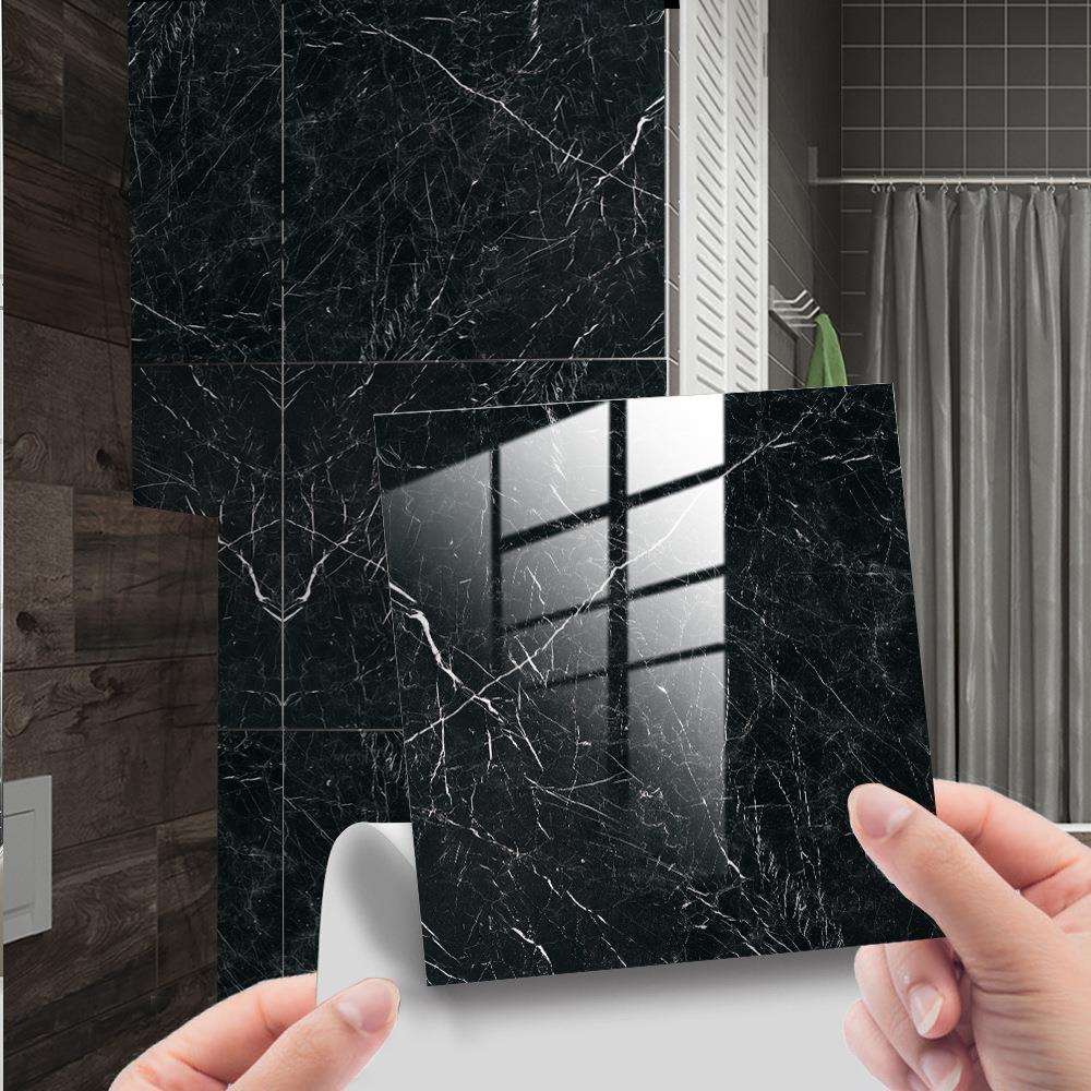 DLS001-016防滑瓷砖贴墙贴仿大理石纹瓷砖贴简约地贴纸防水耐磨砂