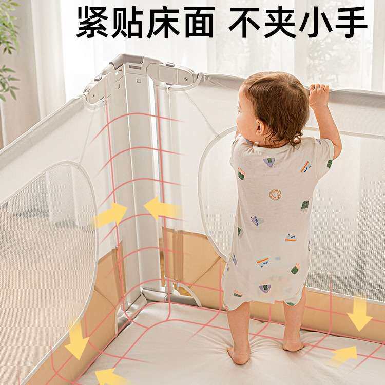 曼龙床围栏护栏婴儿防护宝宝防摔防护栏儿童护栏床边围栏挡板家用
