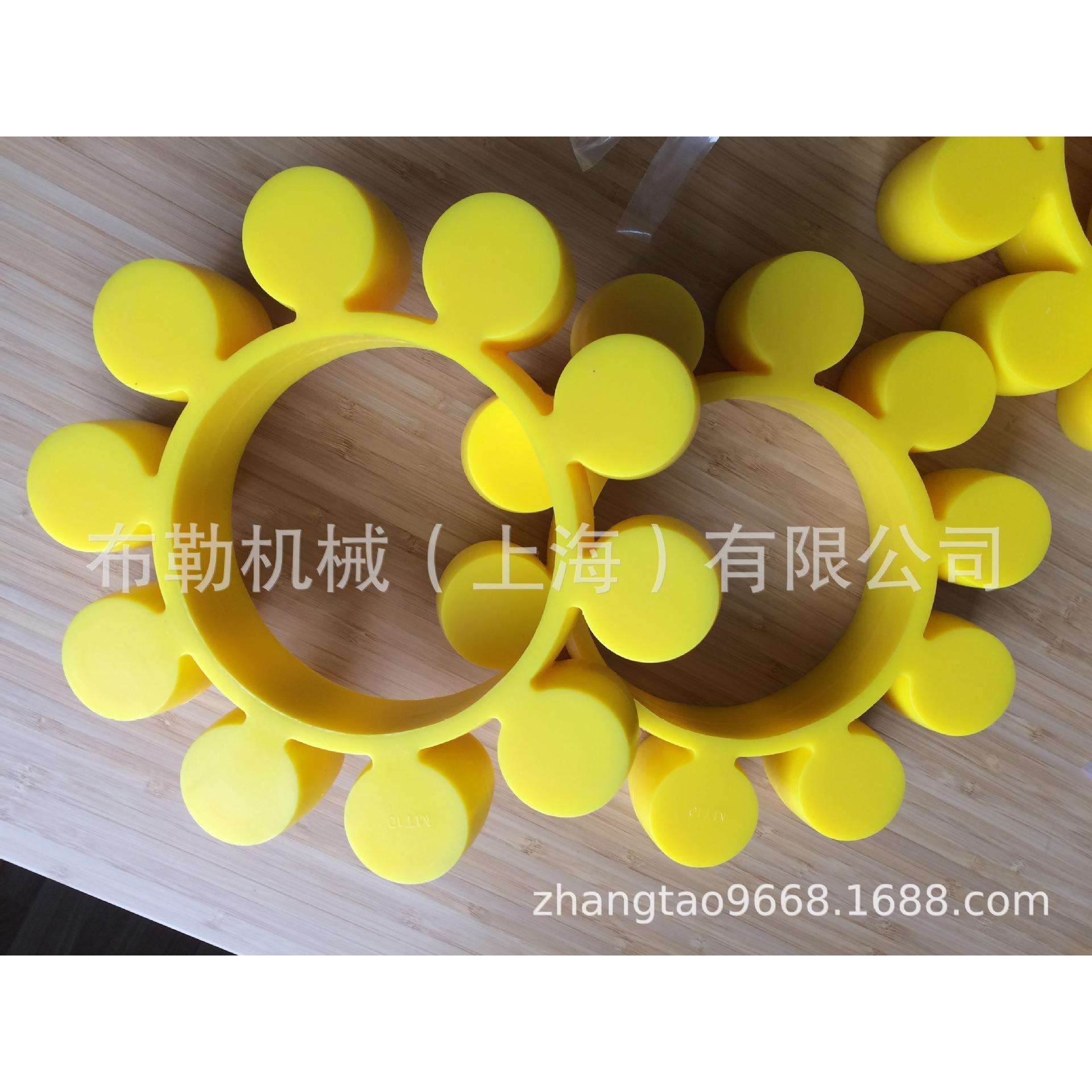 上海布勒蓝色聚氨酯弹性体/胶垫MT12圆形梅花瓣/软连接GB5272-82