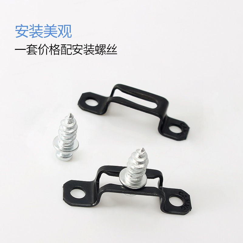 隐形二合一连接件全通半通扣衣柜家具连接件隐形子母扣件五金配件