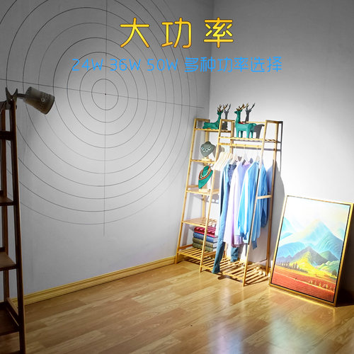 超亮无频闪LED射灯 可调色温聚光灯 黑壳高功率可串联
