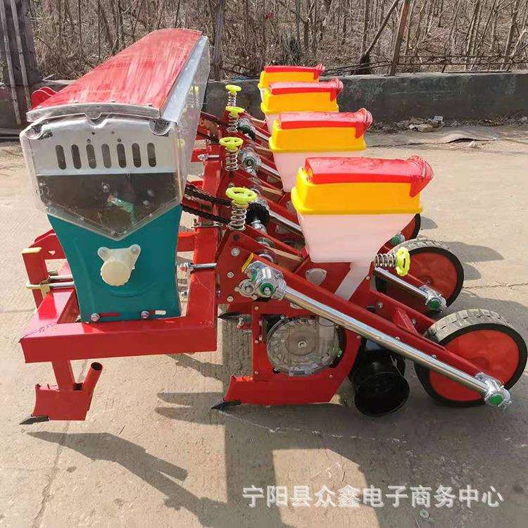 黑龙江家用黄豆点播机浆腿免耕大豆点播机种植机多行可选