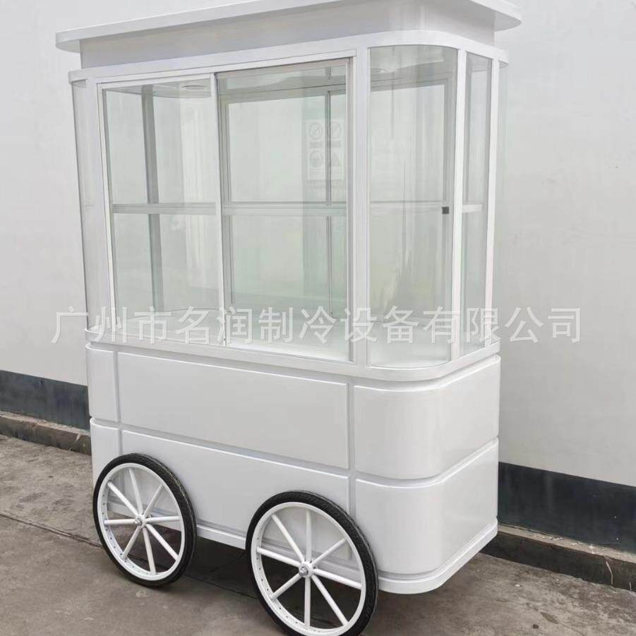 广州工厂直销糕点售卖车、糖果/蛋糕展示车，流动售卖手推车