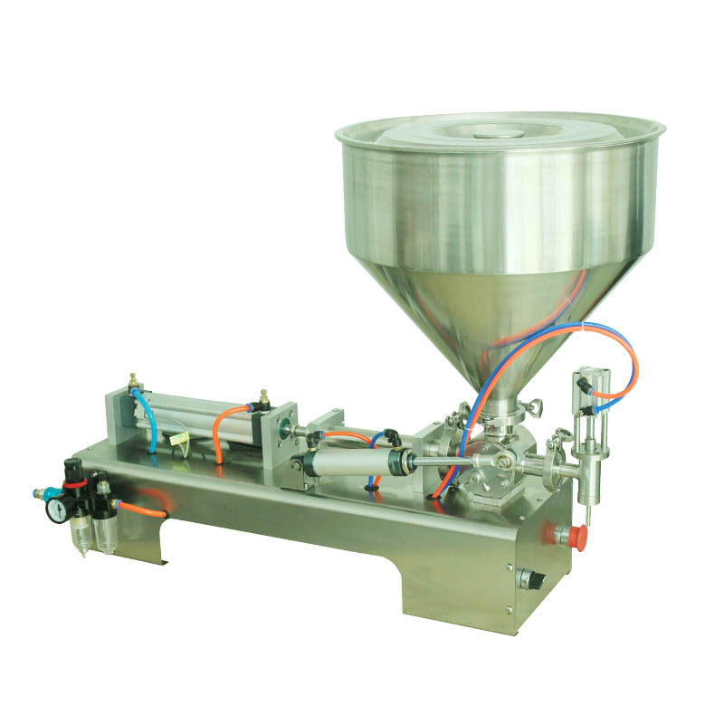 膏体灌装 气动灌装机 酸奶灌装设备单头5-5000ml 110V/220V 30L斗