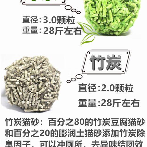 豆腐猫砂绿茶6包*6L豆腐猫沙10公斤20斤除臭低尘猫砂申汇猫咪用品