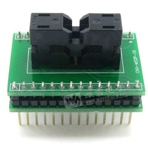 SSOP10转DIP10 IC引脚间距0.5mm 编程座 测试座 656-0102211带板