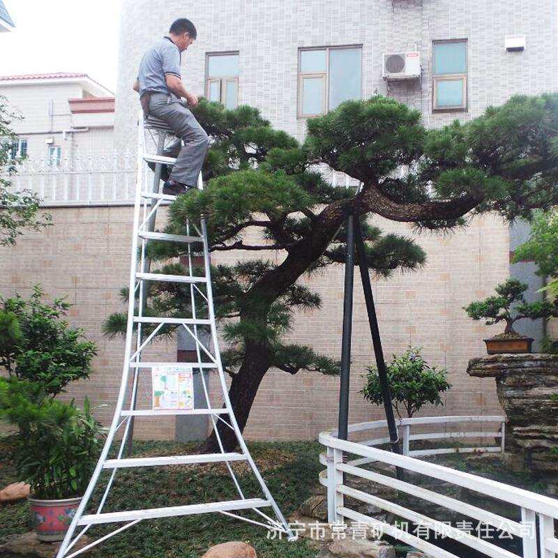 铝合金园林梯 果园摘果园林苗圃修剪A字梯加厚伸缩式园林梯子厂家
