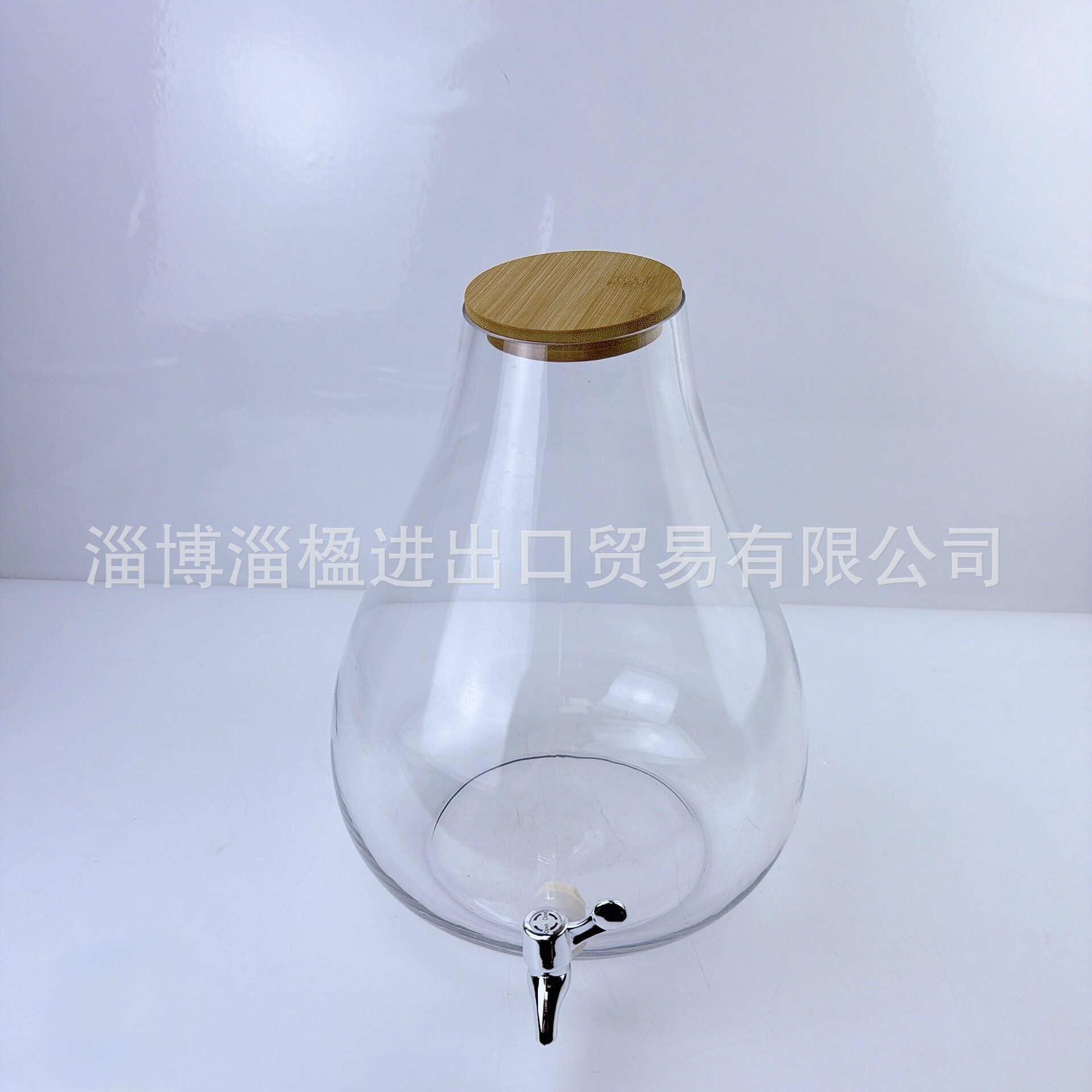 8L超大容量商用玻璃带龙头冷水壶