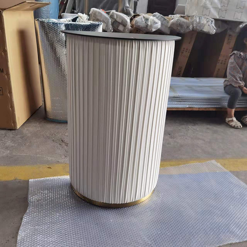扪皮岩板桌脚轻奢白色餐台脚腿支架大理石大板桌腿不锈钢脚导台脚